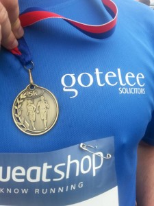 Alton Water - 5k medal and tee